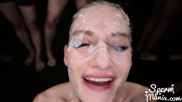 Bukkake With Delicious Slut