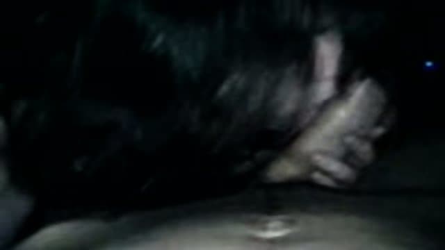 Woman gives her man a blow job