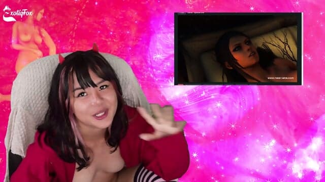 I LOVE ALIEN BREEDING HENTAI! - ExotiqFox Goonette Gooner Girl Solo Masturbation