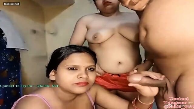 Indian uncle fucking 2 daughter