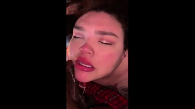 BBW White Girl Swallowing BBC