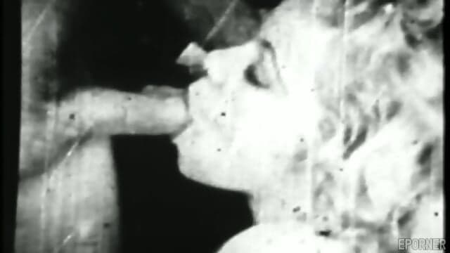 Vintage Scene With Blonde Bitch
