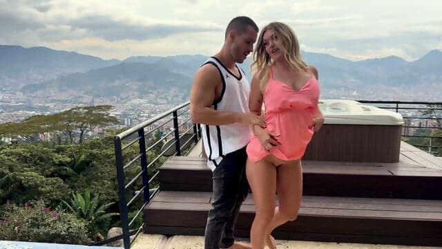 Admiring A Blonde And The View