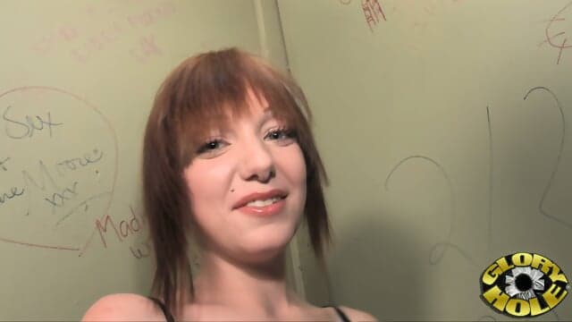 Redhead Looks For Black Cock In Video Store