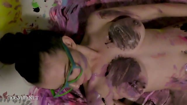Body Painting And Teasing