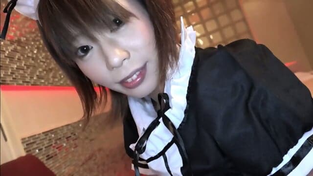 The Charming Tattooed Girl Gets The Bed Soaking Wet While Wearing A Maid Outfit