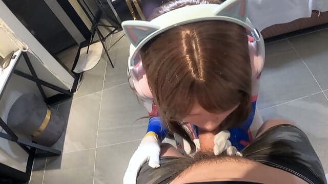 POV Fuck Overwatch D.va Ladyboy Cosplayer