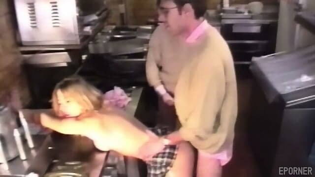 Blonde Teen Nympho Takes Two Dicks