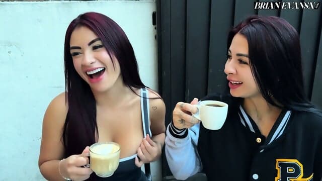 FOURSOME With My Girlfriend And Her Hot STEPSISTER - Silvana Lee With Alejandra Palacios & Brian Evansx