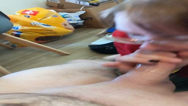 Jennifer Apple - Closeup Sloppy Blowjob And Cum Swallow