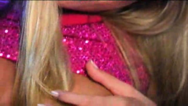 Blond Bitch on the Floor