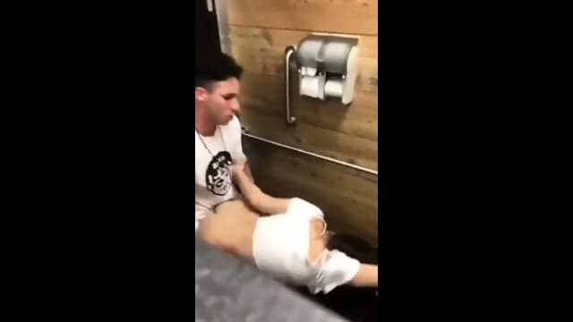 Fucking In Public Toilet