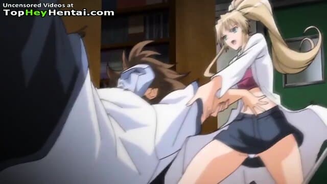 Hentai cute teen having rough gangbang
