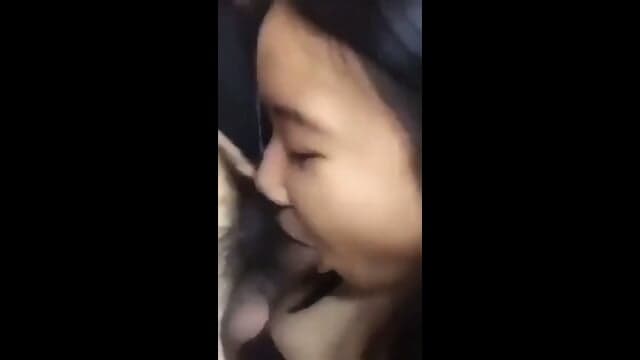 Cute Asian Babe Blows