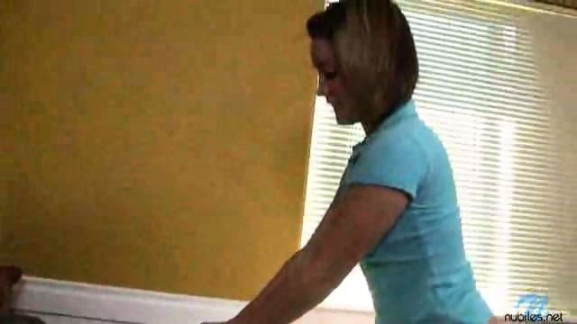 Justine fucked in bed